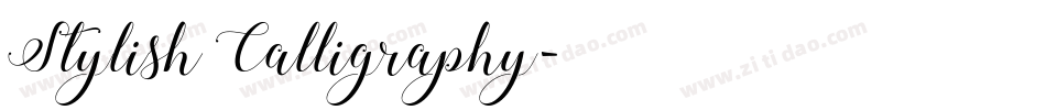 Stylish Calligraphy字体转换